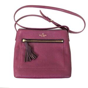 Kate Spade Pebble Leather Crossbody Purse 10"Lx9"Hx3"D